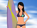 Surfer Girl Dress Up ஆன்லைன் விளையாட