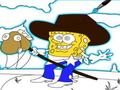 Cowboy Spongebob Coloring ஆன்லைன் விளையாட