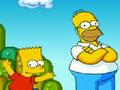 Bart e Homer in Mario World ஆன்லைன் விளையாட